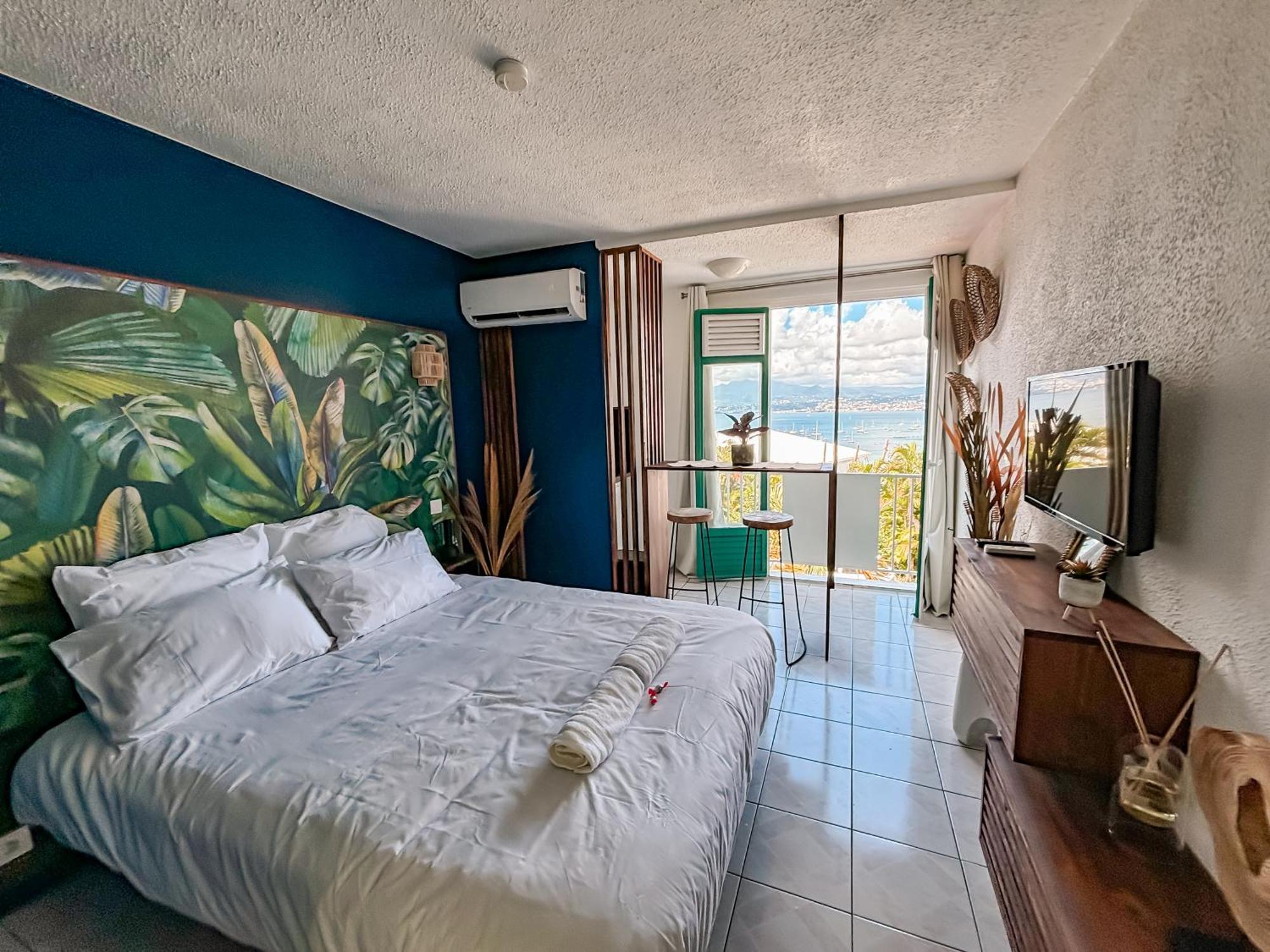 Le Nid Bleu Studio Vue Mer Les Trois-Ilets Extérieur photo