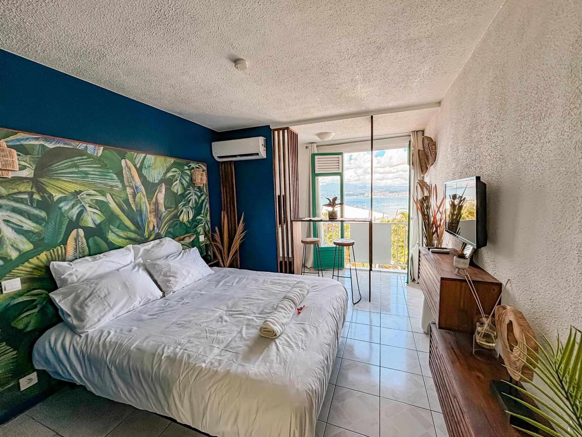 Le Nid Bleu Studio Vue Mer Les Trois-Ilets Extérieur photo